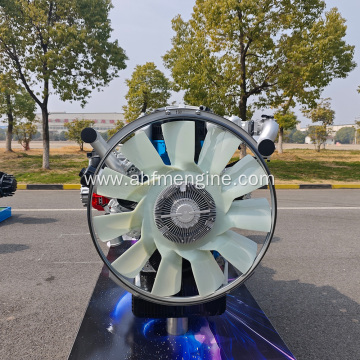 Air intake supercharging and intercooling engine